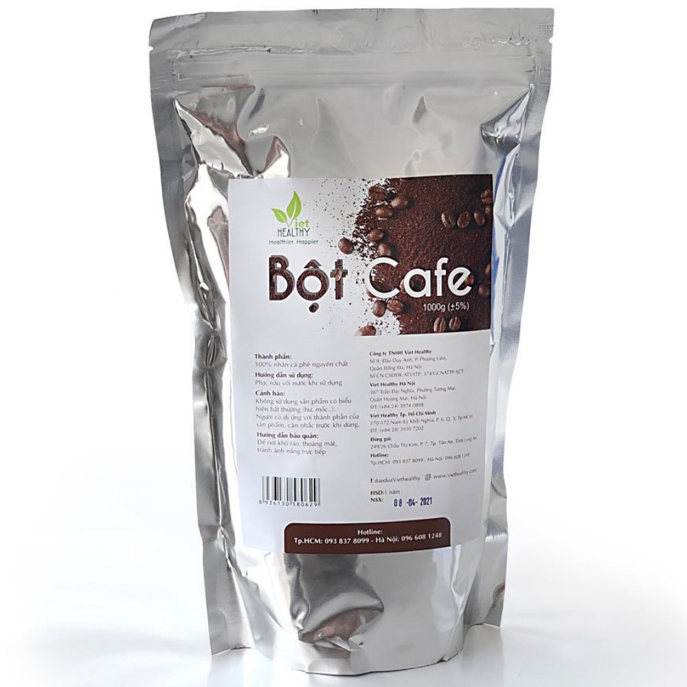 Bột Coffee Enema nguyên chất VietHealthy 1Kg