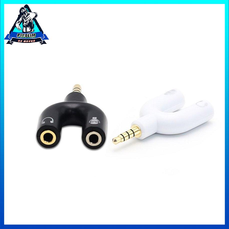 Tai nghe Mic 2 đến 1 Bộ chia cho Tai nghe PS4 cho Bộ điều hợp Xbox One (TRRS) [8/26]