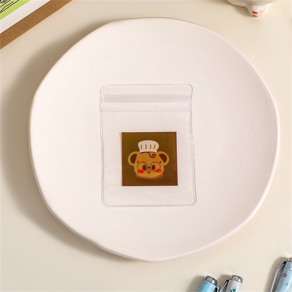 Ins trong suốt túi đồ trang sức dễ thương Bông tai bao bì túi nhỏ bông tai vòng cổ kín chống-Quá trình oxy hóa đồ trang sức Túi