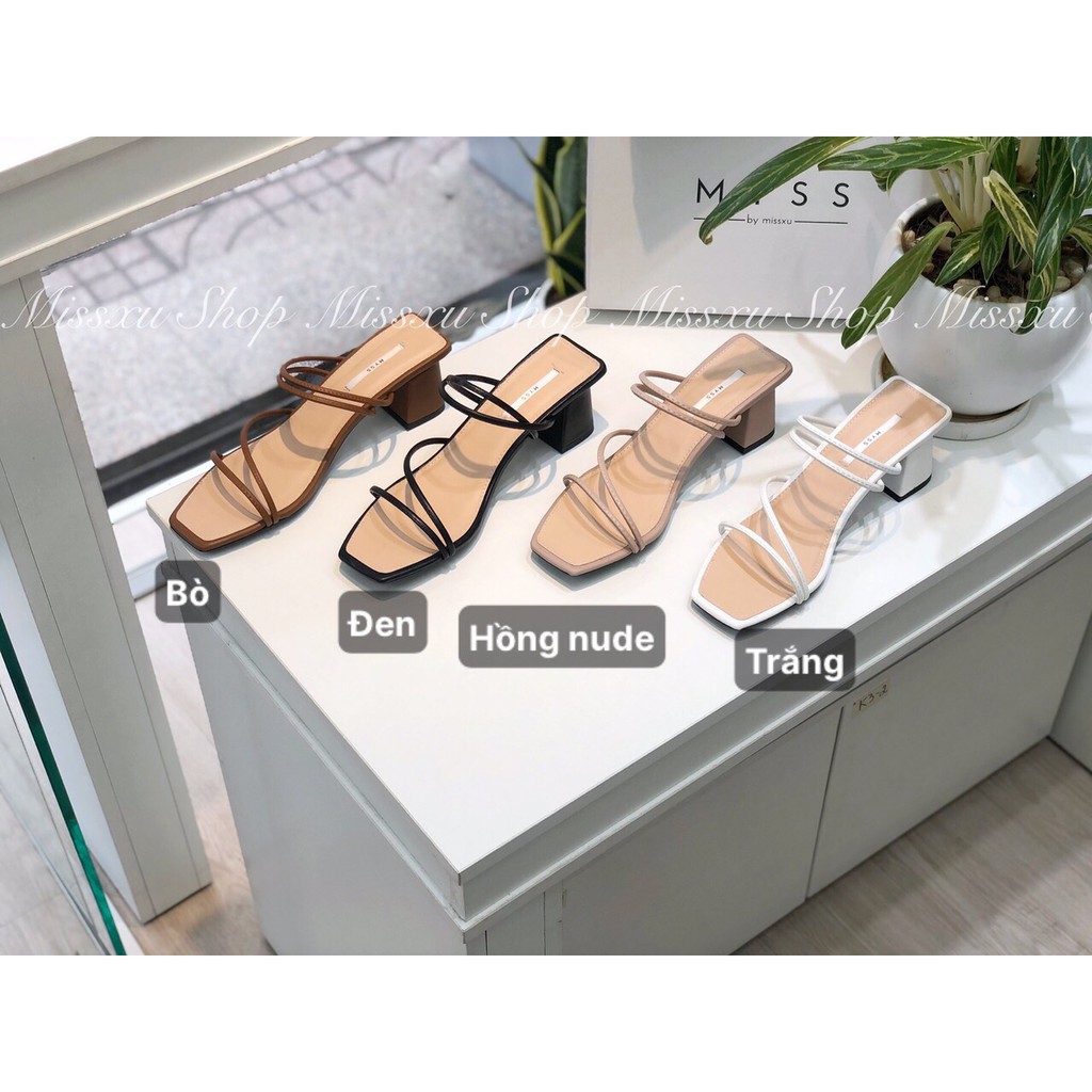 Giày guốc nữ 5cm dây mảnh thời trang MYSS - CG76