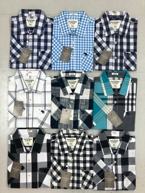 Áo sọc nam tay ngắn Bigsize 80kg đến 90kg | BigBuy360 - bigbuy360.vn