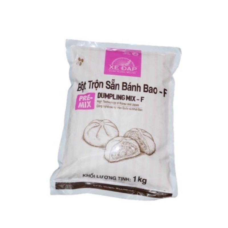 Bột bánh bao trộn sẵn hiệu Xe Đạp(1kg)