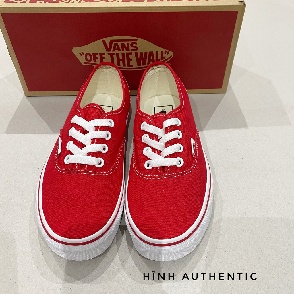 Giày Vans Authentic đỏ chính hãng