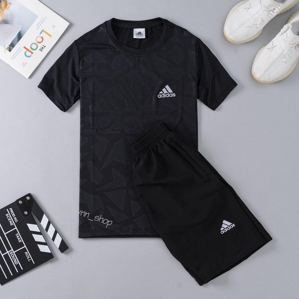 Bộ đồ thể thao nam vải thun 4 chiều KB22, phom 40-75kg | BigBuy360 - bigbuy360.vn