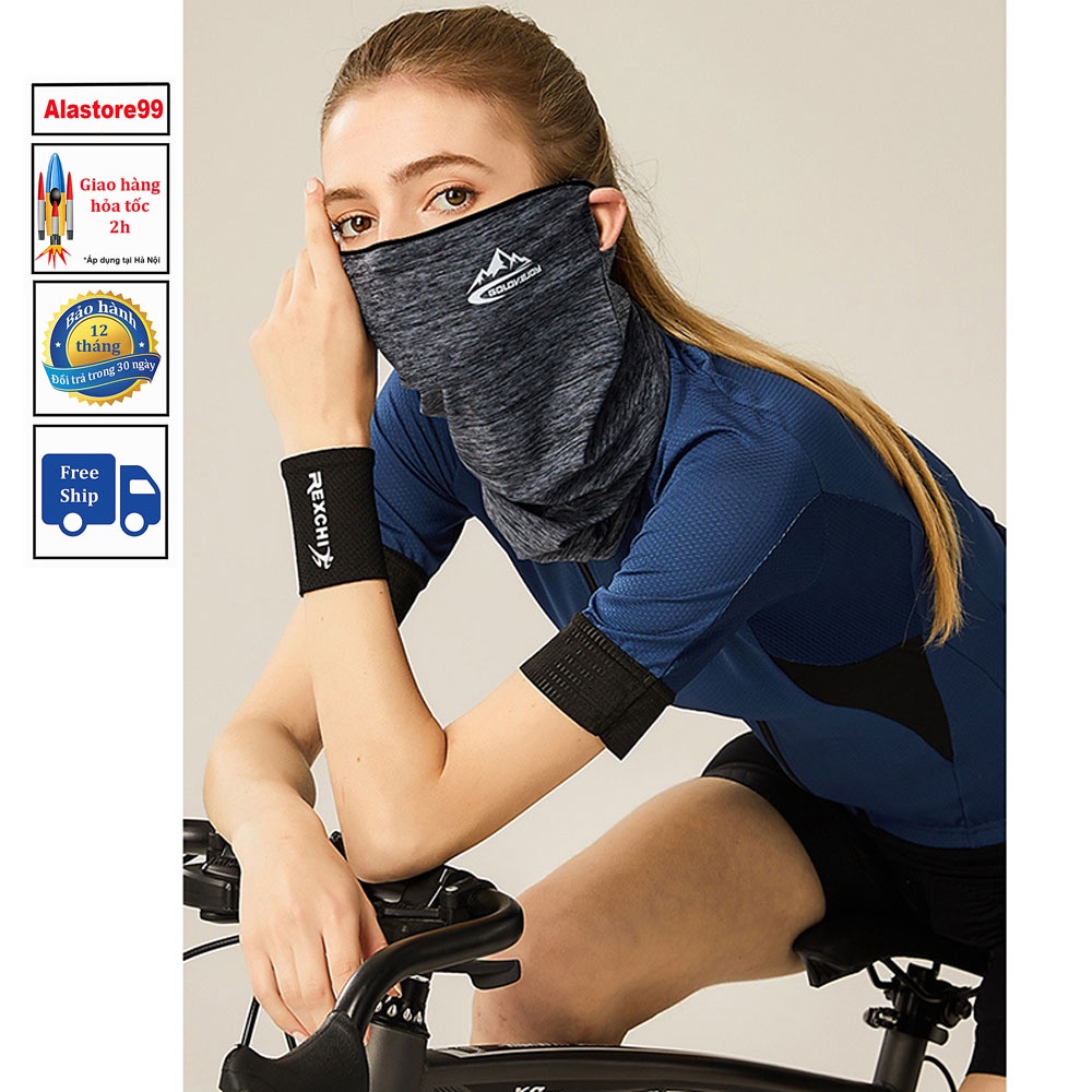 Khăn Đa Năng Chống Nắng, Khẩu Trang Ninja Nam Nữ, Chơi Golf, Đạp Xe Thời Trang Co Dãn Thoáng Khí BO21