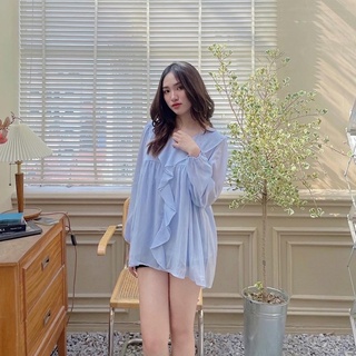 Áo tơ babydoll wenoble lucie top