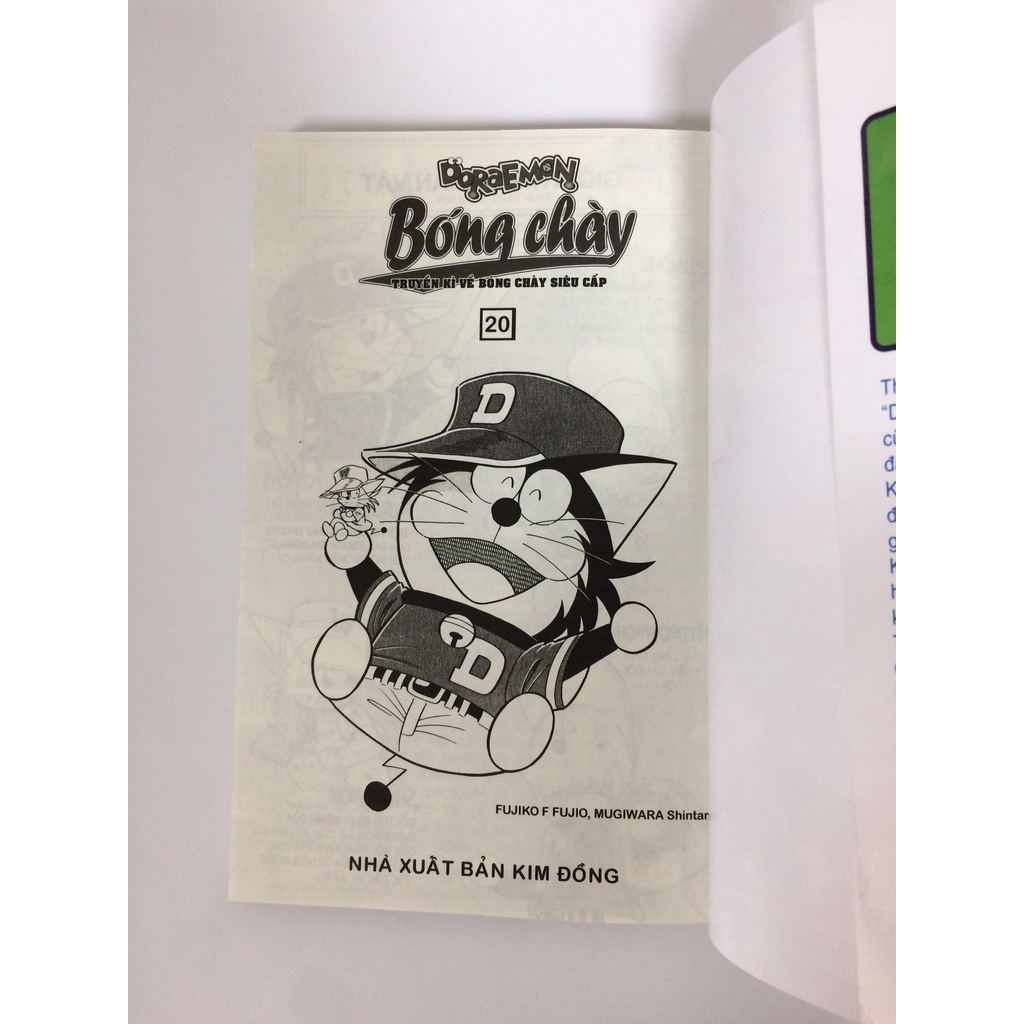 Sách - Doraemon bóng chày - Truyền kì về bóng chày siêu cấp - Tập 20