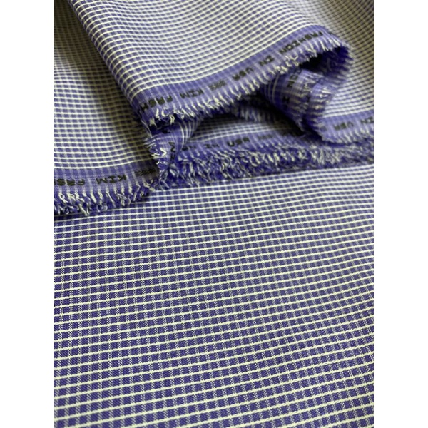 Vải Caro May Áo Sơ Mi - Vải May Váy Sơ Mi Công Sở- Vải Cotton Caro Mát Mịn Cho Mùa Hè