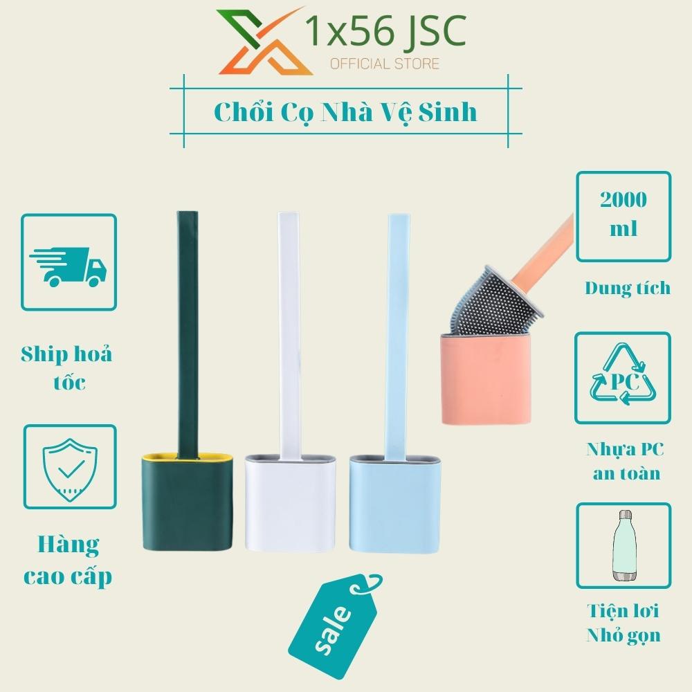 Chổi Cọ Nhà Vệ Sinh, Cây Cọ Toilet Bồn Cầu Bằng SiliCon Có Giá Đựng Dán Tường