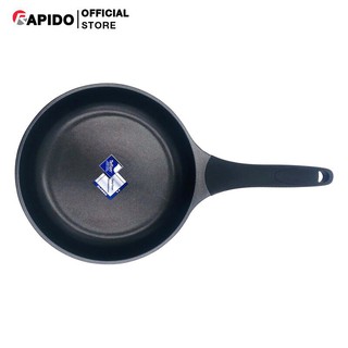 Chảo chống dính Rapido đáy chấm, nhôm đúc nguyên khối, phủ chống dính Teflon Mỹ, dùng cho mọi loại bếp - Hàng chính hãng