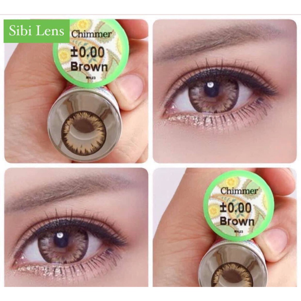 Lens ICY TRAP Chimmer BROWN - LENS Chuẩn Thái  - Cam Kết Chính Hãng