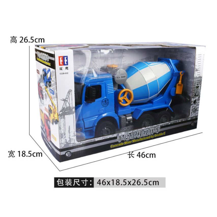 Xe trộn bê tông xoay bồn mở cửa bằng tay giá rẻ