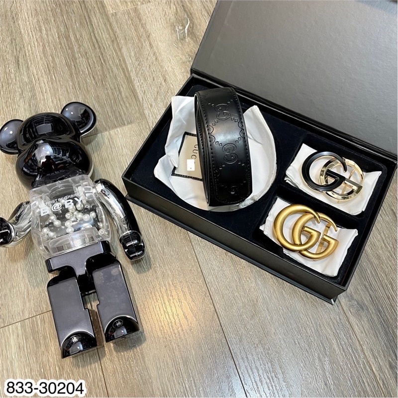Thắt lưng nam cao cấp Gc hai mặt cao cấp full box + Bill-Ảnh thật shop chụp
