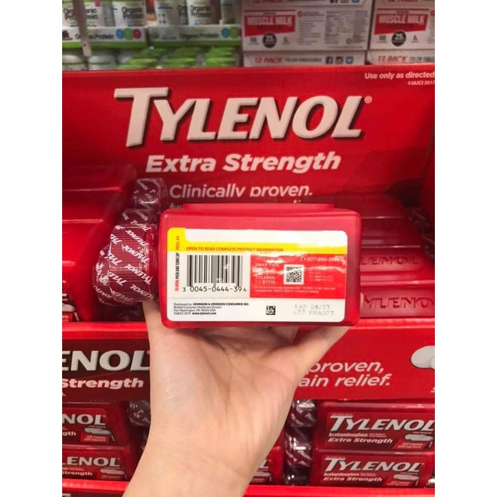 TYLÊNOL 325 Viên 500MG - Hàng mỹ