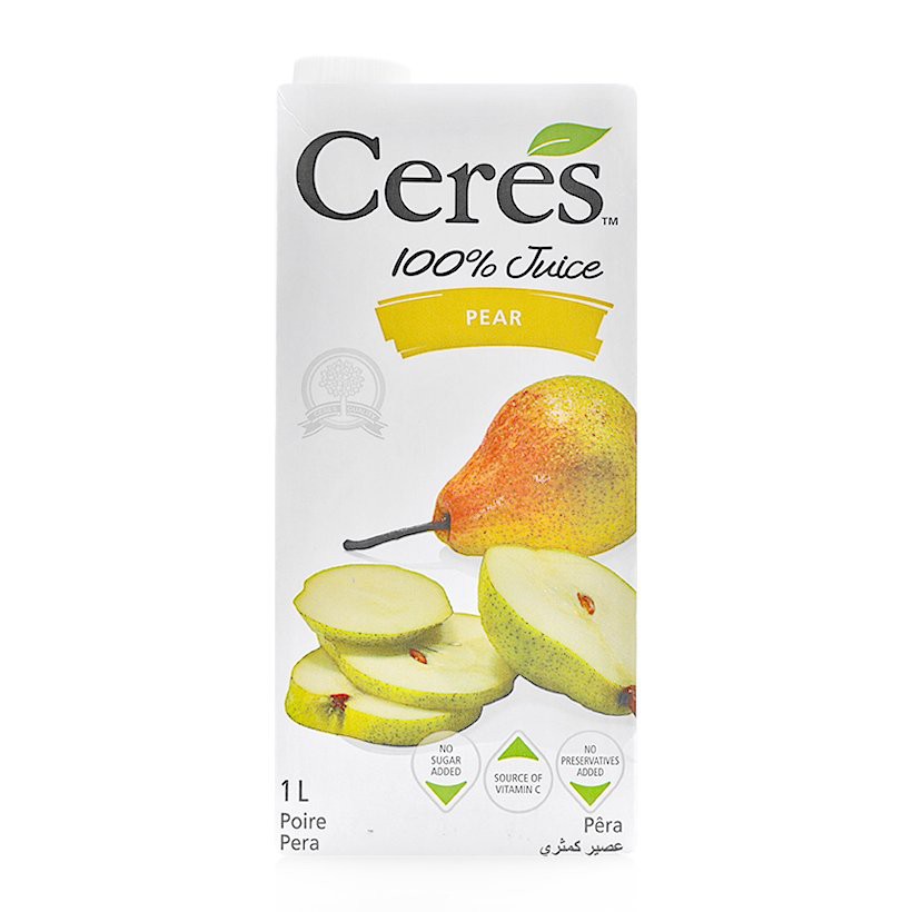 Nước lê ép không đường Ceres (hộp 1L)