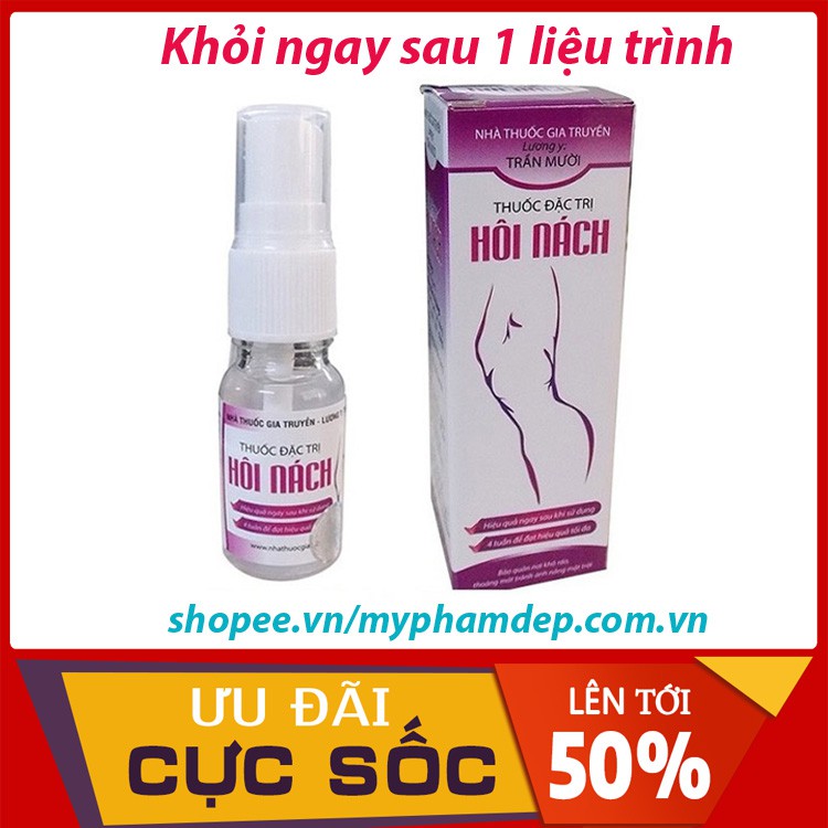 Xịt khử mùi hôi nách hôi chân Trần Mười