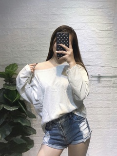 ÁO THUN TAY DÀI LỆCH VAI