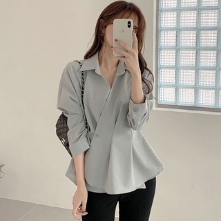 Áo sơ mi basic nữ style Hàn Quốc