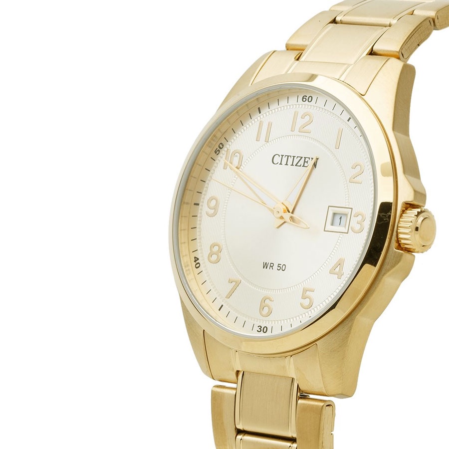 Đồng Hồ Nam Citizen Dây Thép Không Gỉ BI5042-52P - Mặt Vàng