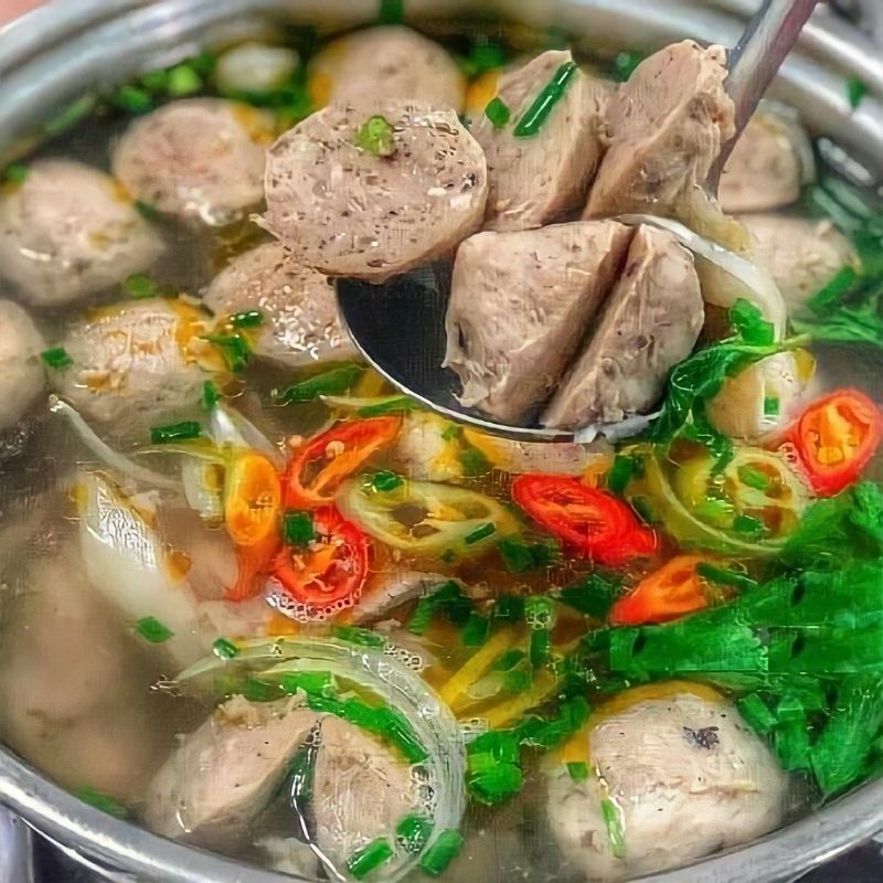 Bò viên gân