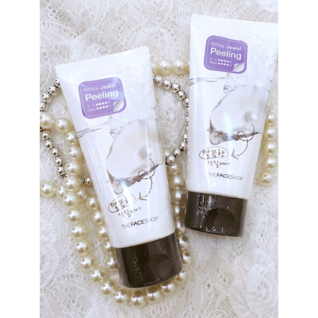 Tẩy Da Chết Ngọc Trai - White Jewel PeelingThe Face Shop Smart Peeling 120ml | BigBuy360 - bigbuy360.vn