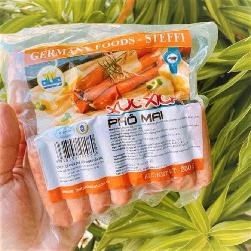 Xúc xích phomai Steffi mini chiên thả lẩu siêu hấp dẫn 17 chiếc