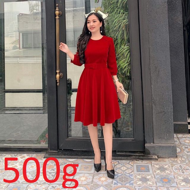 [Mã WASTMINI giảm 10% tối đa 30K đơn 150K] Váy xoè chéo chun cao cấp A1000.220