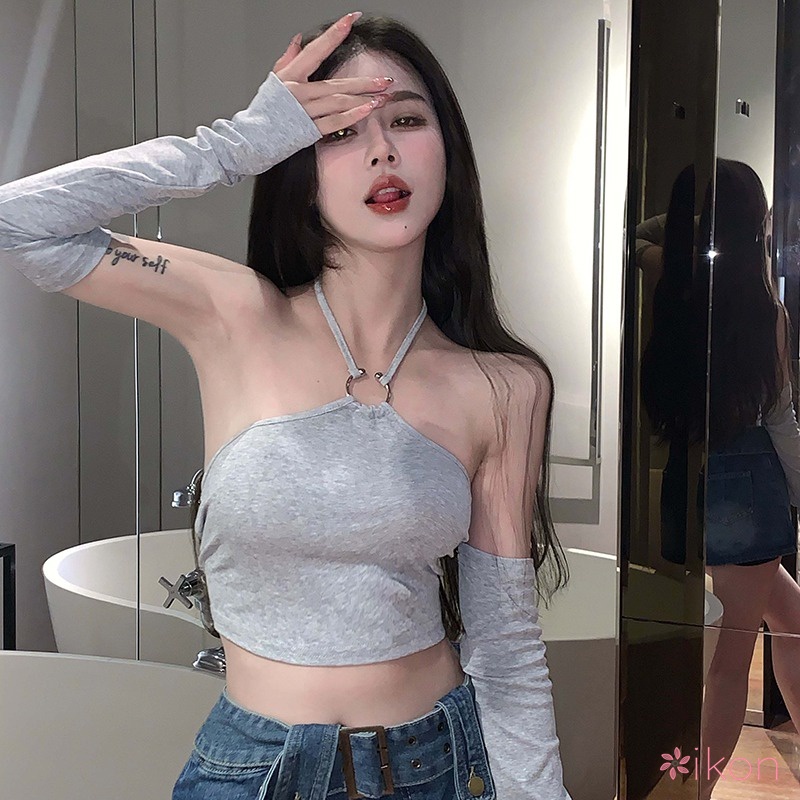 Áo Croptop Màu Sắc Thời Trang Quyến Rũ Cho Nữ