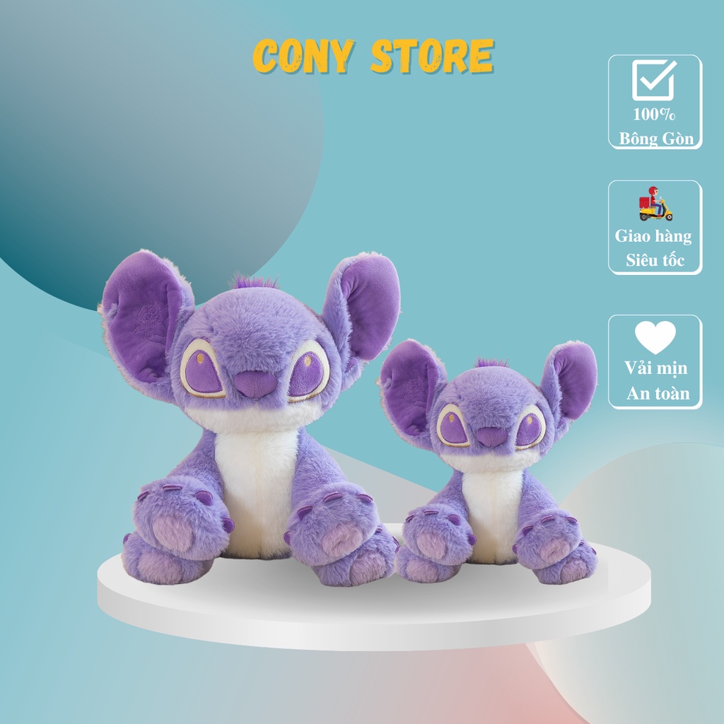 Gấu Thú Nhồi Bông STICH màu tím dễ thương - CONY