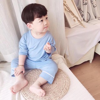 Bộ lửng thu đông chất cotton pha chất siêu mềm cho bé