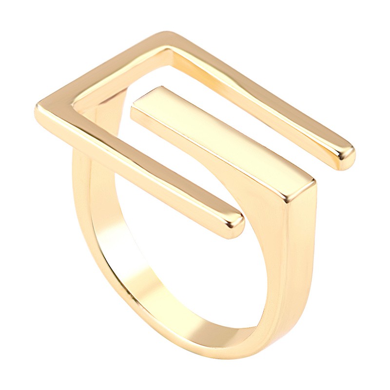 Nhẫn nữ bằng bạc 925 mạ vàng 18K R1292