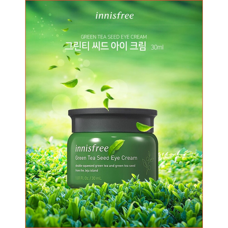 Kem Dưỡng Da Mắt Chiết Xuất Trà Xanh 30ml Innisfree