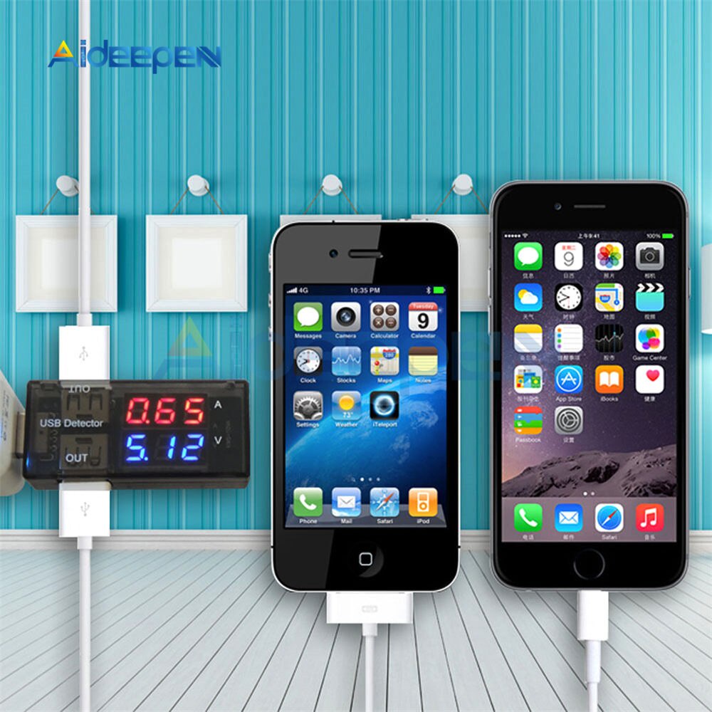 Thiết Bị Đo Dòng Điện USB Thông Minh Hiển Thị Kép Kỹ Thuật Số