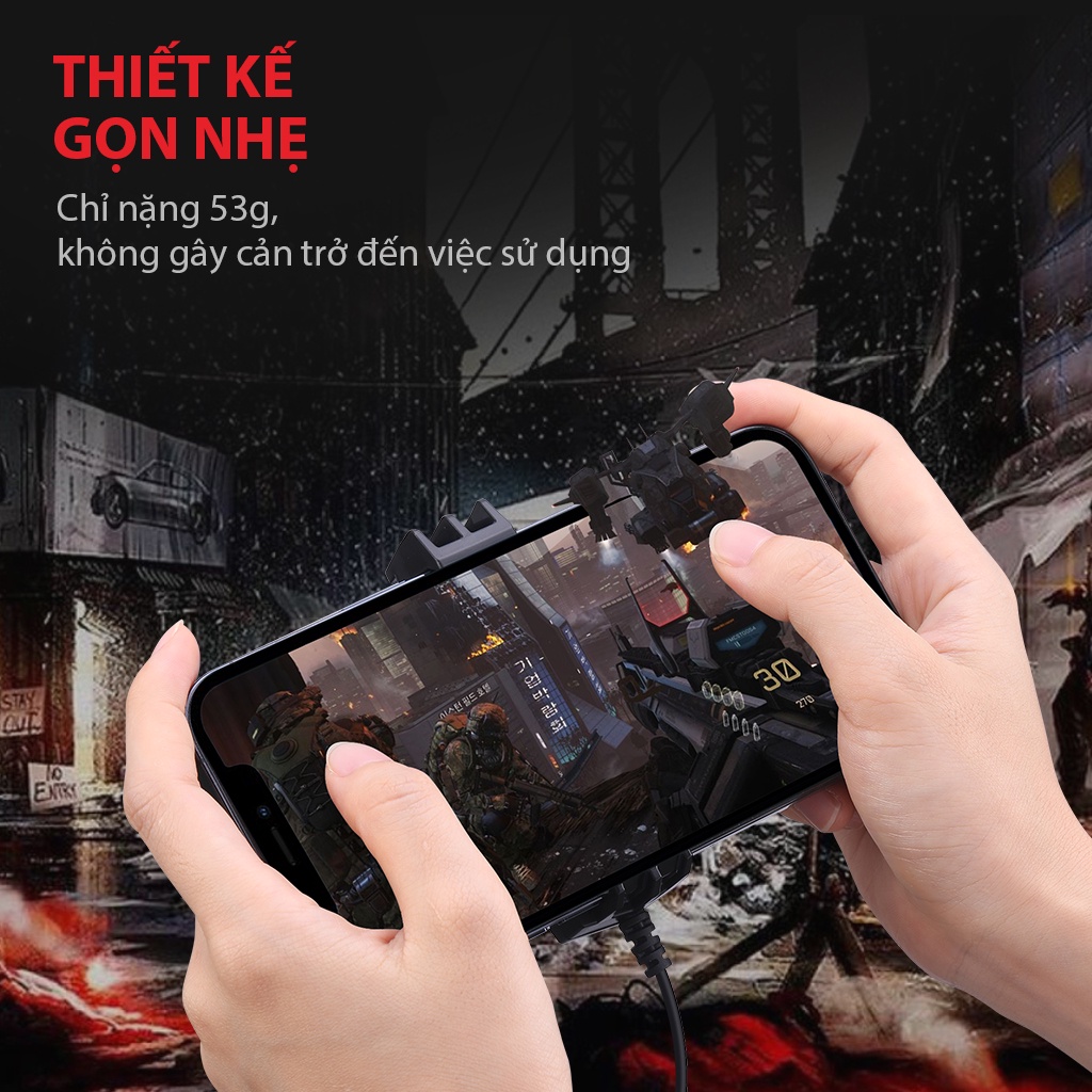 Quạt tản nhiệt điện thoại Gamen GMR01 tản nhiệt siêu tốc không gây ồn nhỏ gọn tiện lợi bảo hành 12 tháng