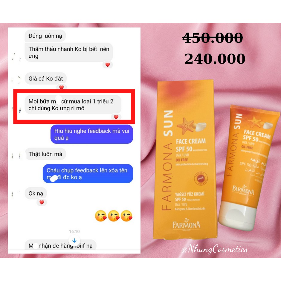 Kem chống nắng Farmona Sun SPF 50