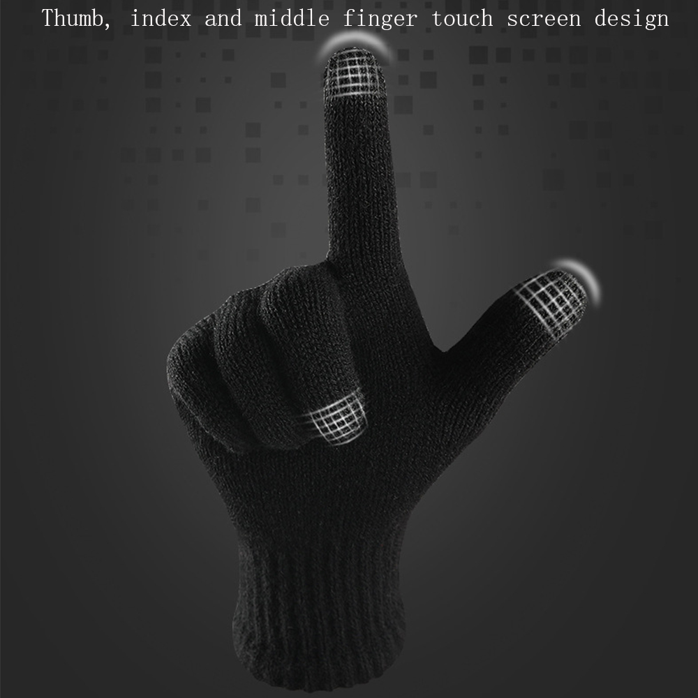 Đôi Găng Tay Len Cảm Ứng Mang Ấm Cho Nam Nữ