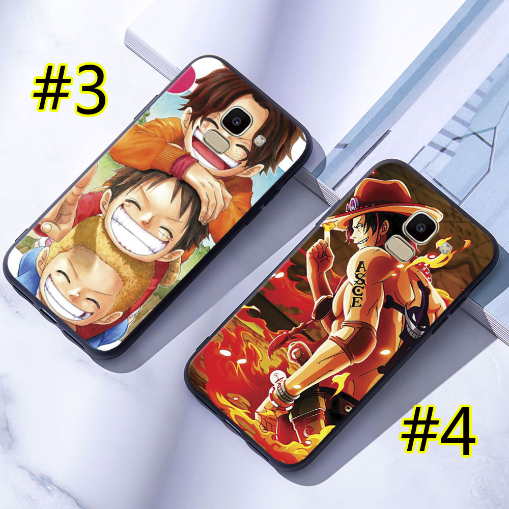 Ốp Điện Thoại Dẻo Viền Đen Họa Tiết One Piece Cho Samsung Galaxy J2 Pro/J4/J6/J8 2018 Plus/J4+/J6+
