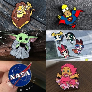 Pin cài áo cartoon các hình