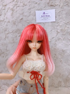 Tóc búp bê bjd 1/4 - 16-19cm handmade