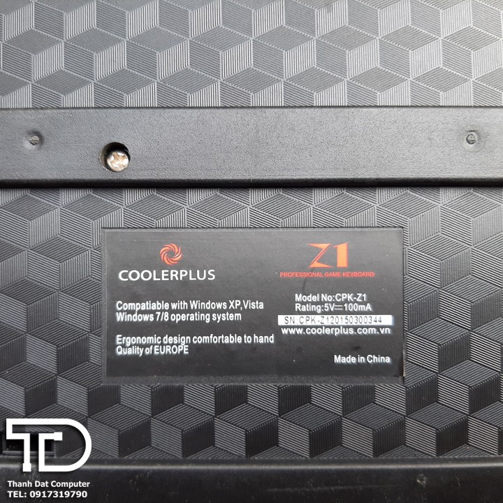 Bàn phím chơi game COOLEPLUS Z1 chính hãng like new - Bàn phím CoolerPlus CPK-Z1