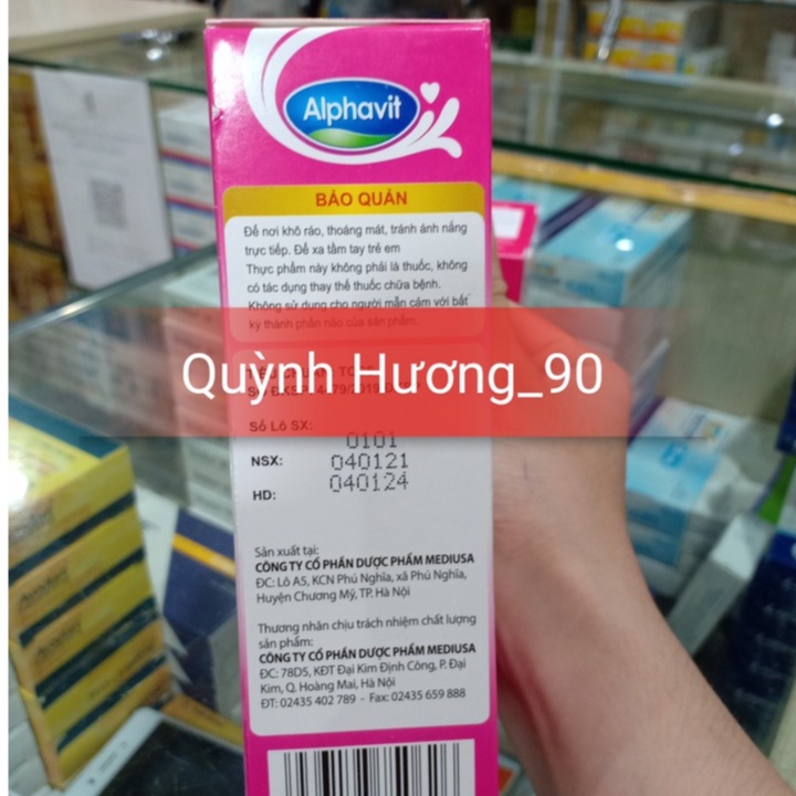 ALPHAVIT ăn ngon ngủ tốt bổ sung DHA giúp bé thông minh hơn