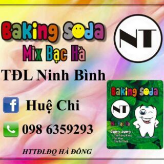 Combo 10 hộp baking soda làm trắng răng thơm miệng
