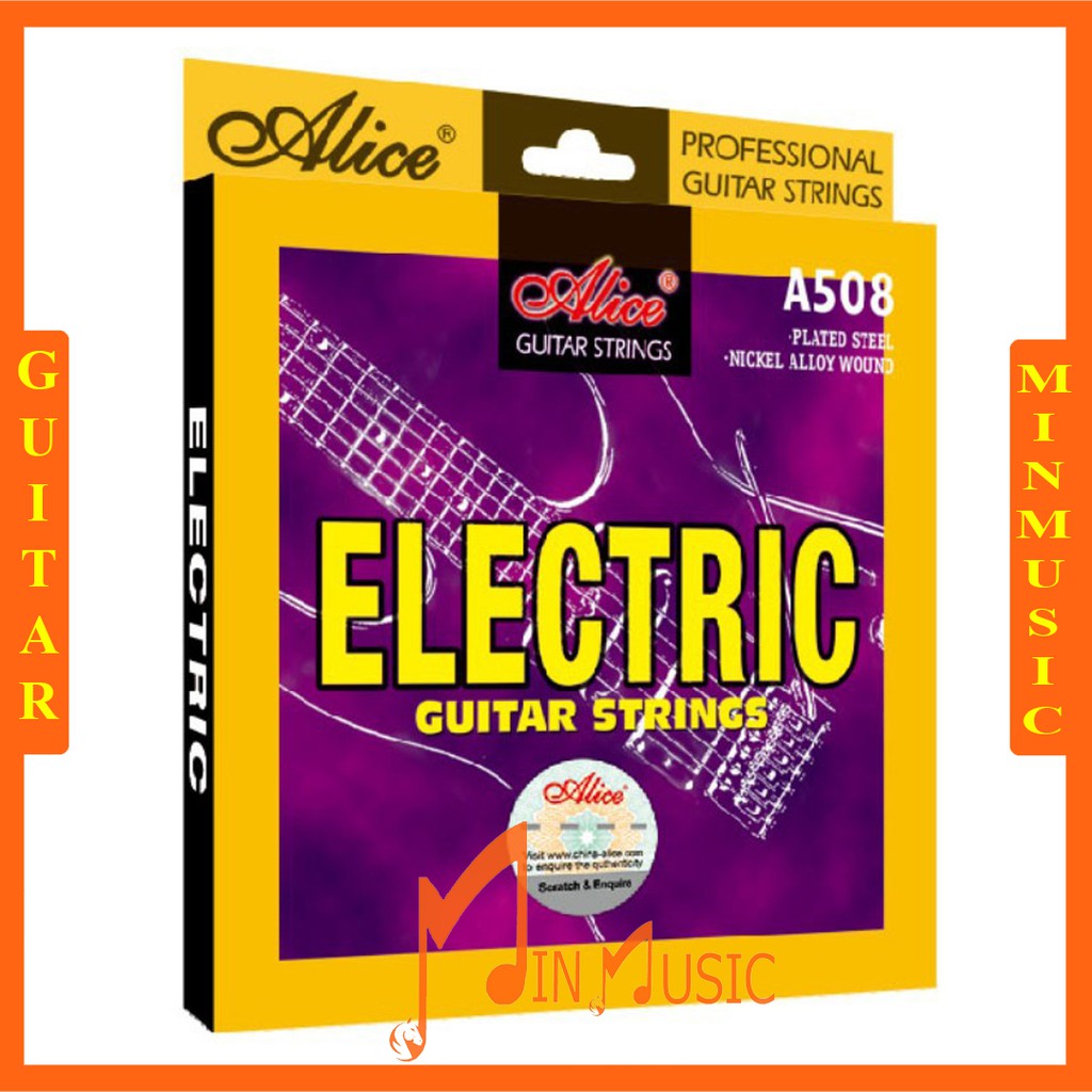 Dây đàn guitar Điện I Guitar Electric Chính Hãng Alice A508 I dây tốt bắt pickup