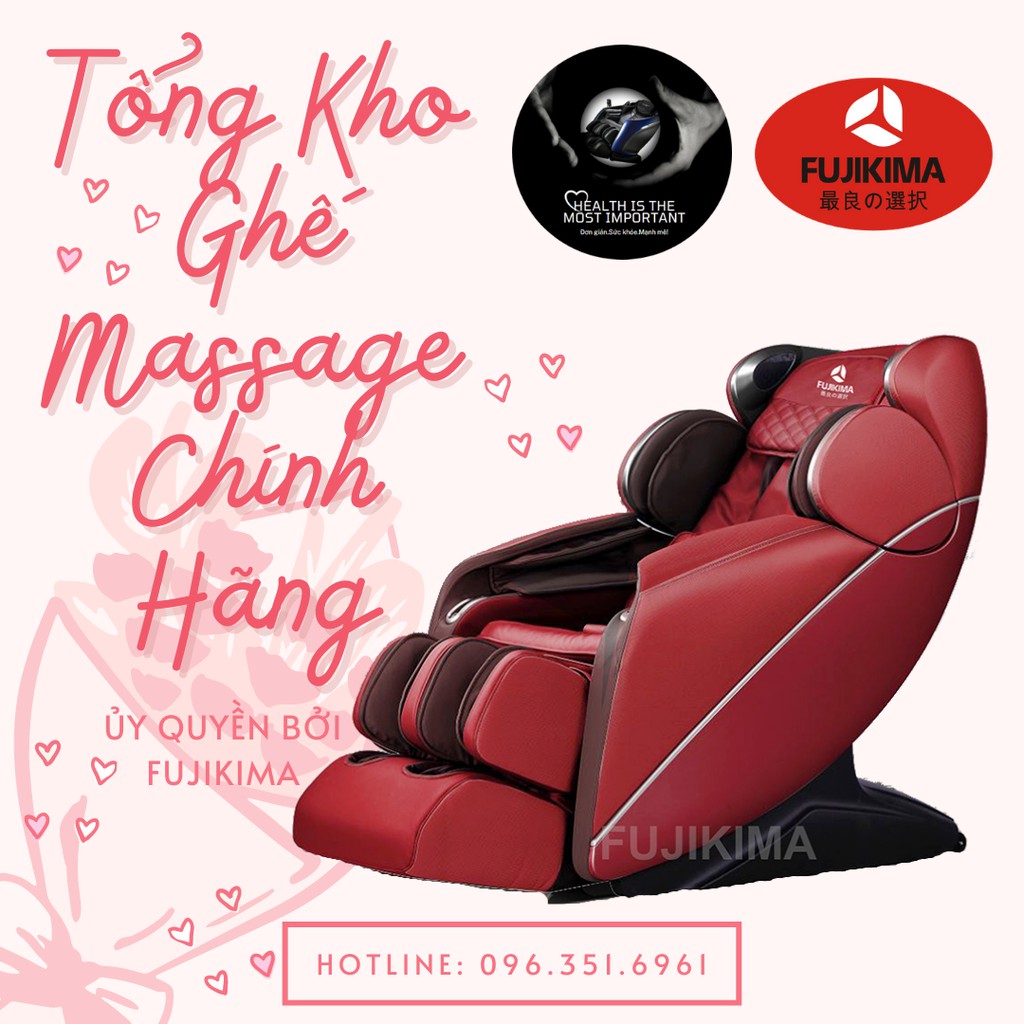 [Model 2021 - Điều khiển giọng nói TIẾNG VIỆT] Ghế massage toàn thân FUJIKIMA FJ-1100 PRO Smart Massage Chair