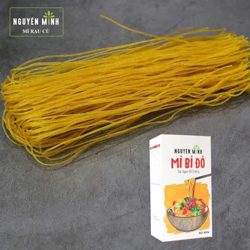 Bún bí đỏ (tên cũ: Mì bí đỏ) Nguyên Minh hộp 300gr (mỳ bí đỏ)