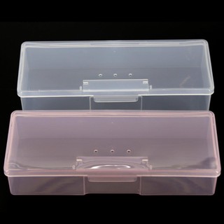 Hộp nhựa trong suốt đựng dụng cụ làm móng tiện dụng
