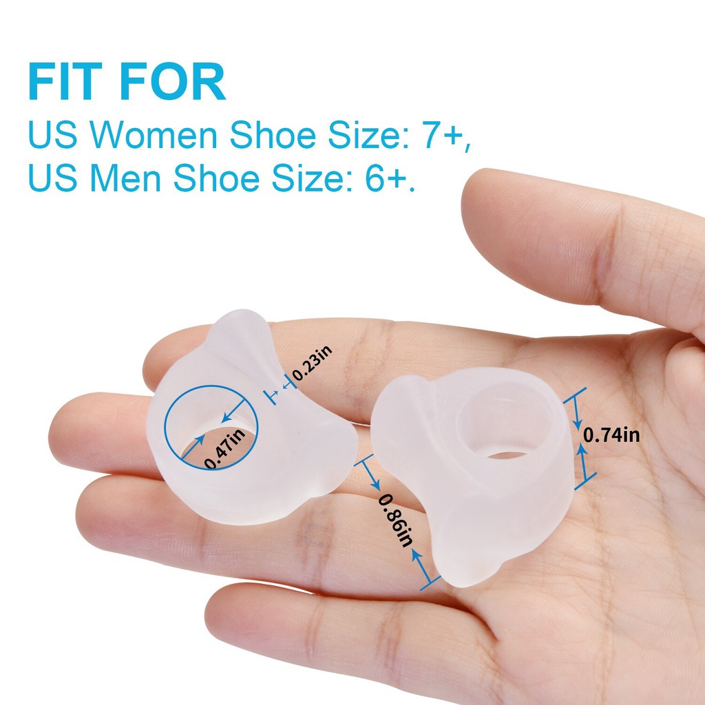 Set 2 cặp dụng cụ duỗi thẳng tách ngón chân chăm sóc sức khoẻ
