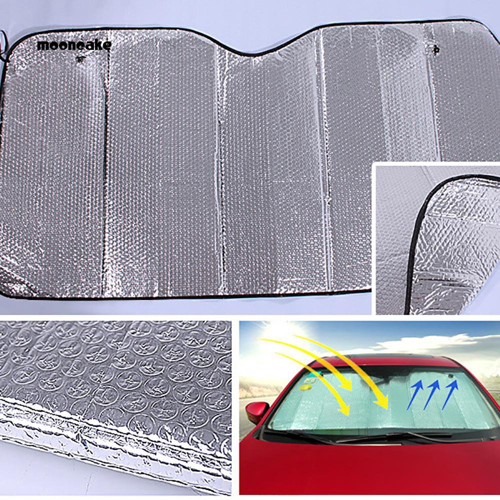 ☼Bánh Trung Thu☼Tấm Che Nắng Chống Tia UV Bằng Nhôm Cho Kính Chắn Gió Xe Hơi