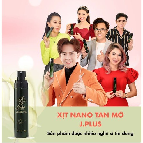 (CHÍNH HÃNG)Xịt Nano Tan Mỡ J.PLUS