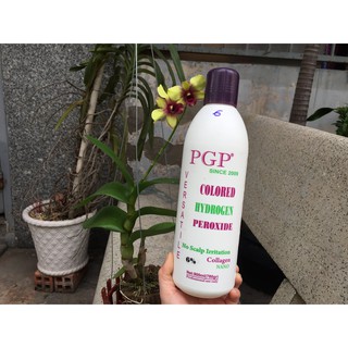 Dung dịch Oxy trợ nhuộm tóc PGP 6%, 9%, 12% 900 ml